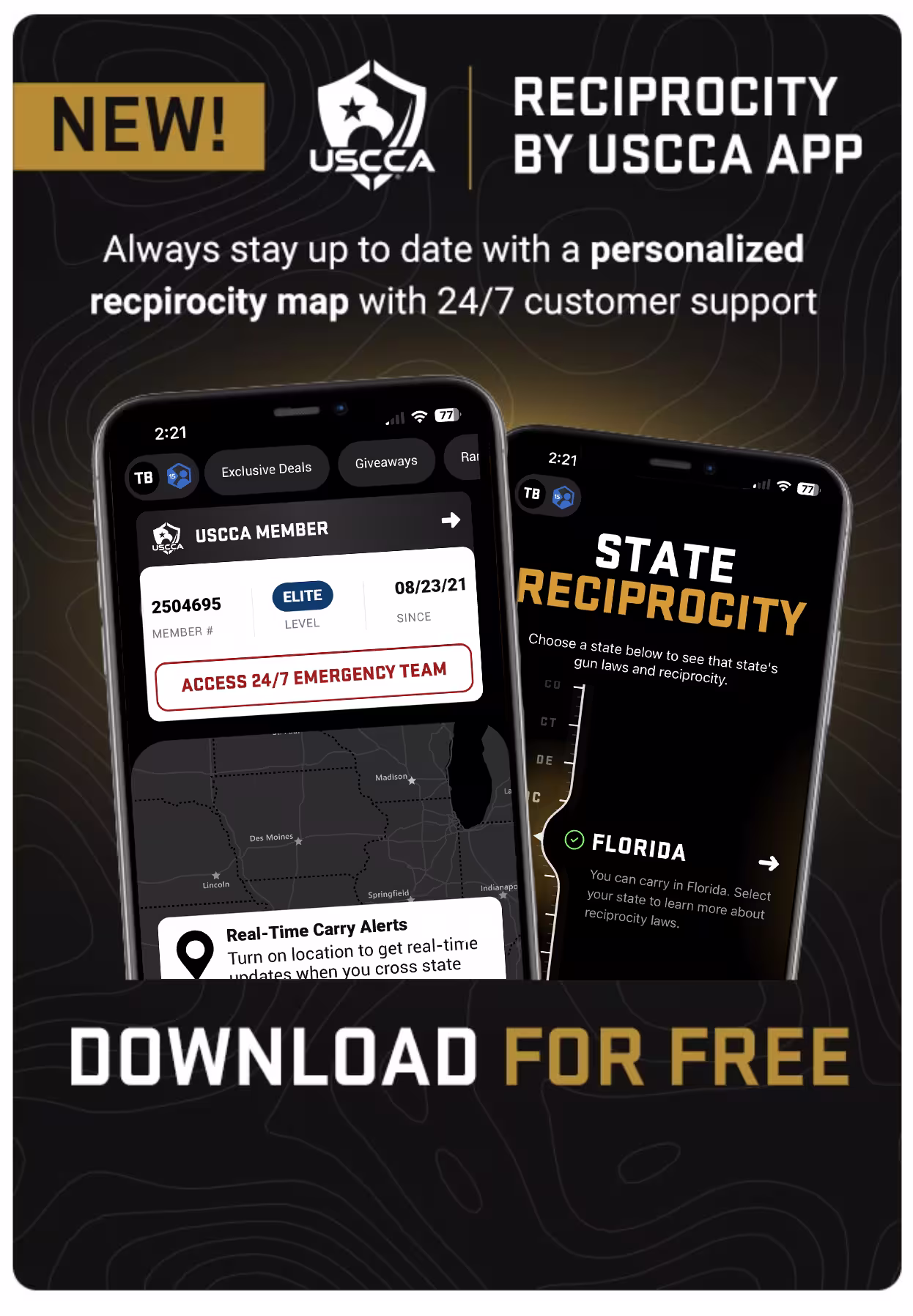 Reciprocity by USCCA app