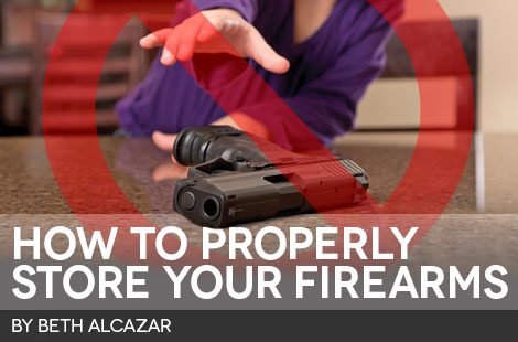 How To Properly Store Your Firearms