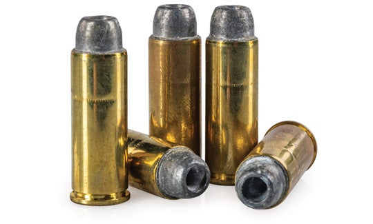 example rounds of semi-wadcutter hollow-point rounds