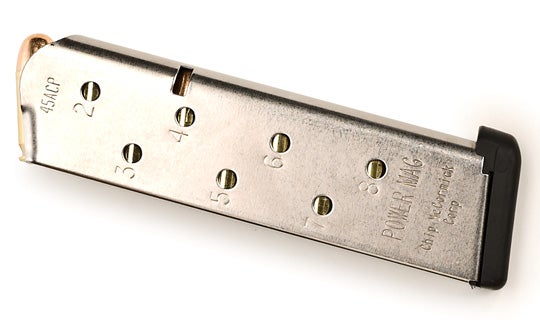 example of single stack pistol magazine