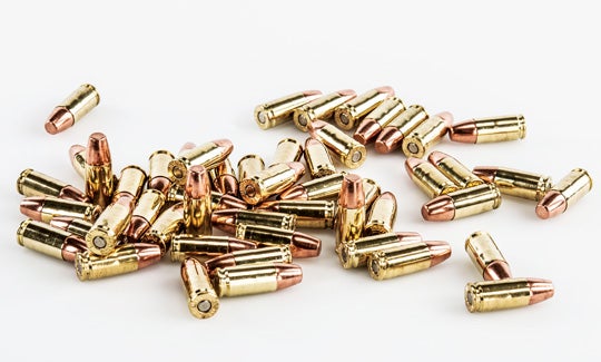 pile of truncated cone rounds