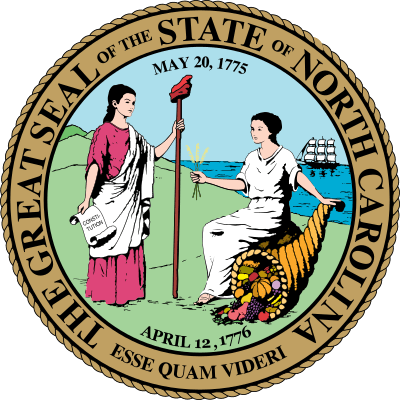 state seal of North Carolina